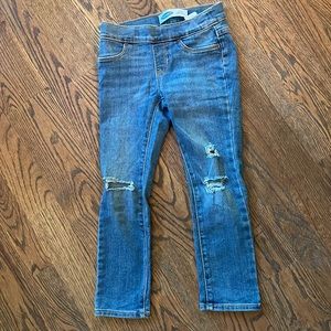 Girls Old Navy distressed jean